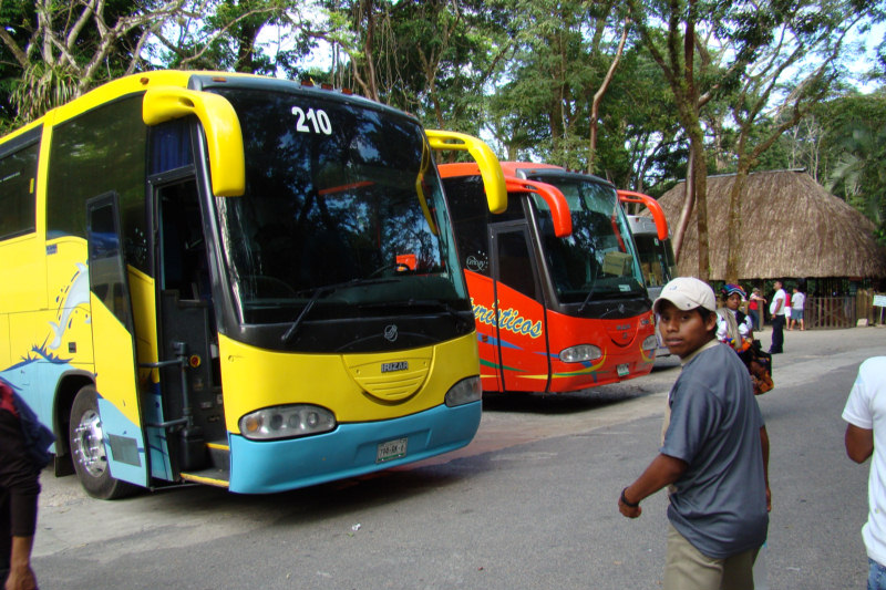 Irizars are popular as charters as seen at the Palenque  Mayan